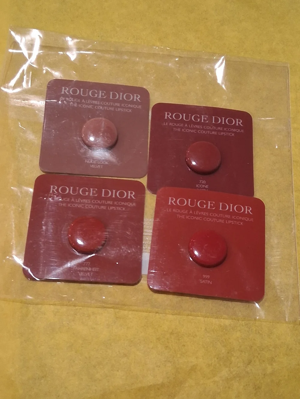 Dior Rouge Dior Lipstick Sample Set in Red Shades